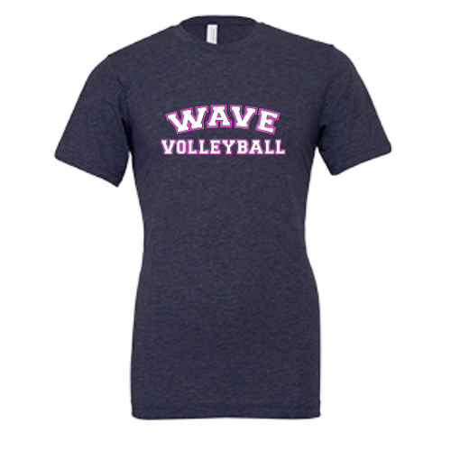 Navy W/ White and Pink Outline T-Shirt