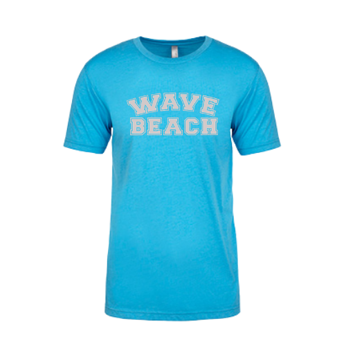 Turquoise W/ Silver Beach T-Shirt