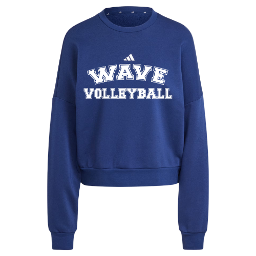 Adidas Women's Essentials Small Logo Feelcozy Sweatshirt - Dark Blue