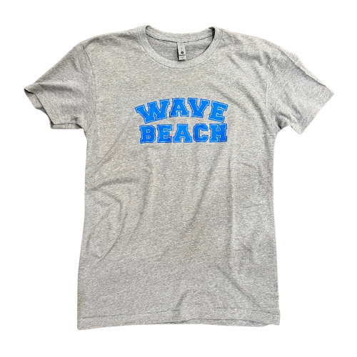 Grey W/ Blue Beach T-Shirt