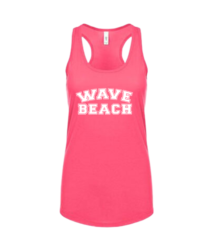 Hot Pink Beach Tank Shirt