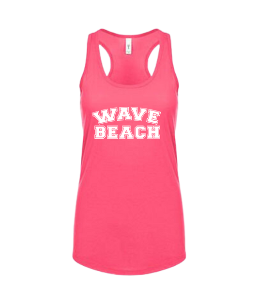 Hot Pink Beach Tank Shirt