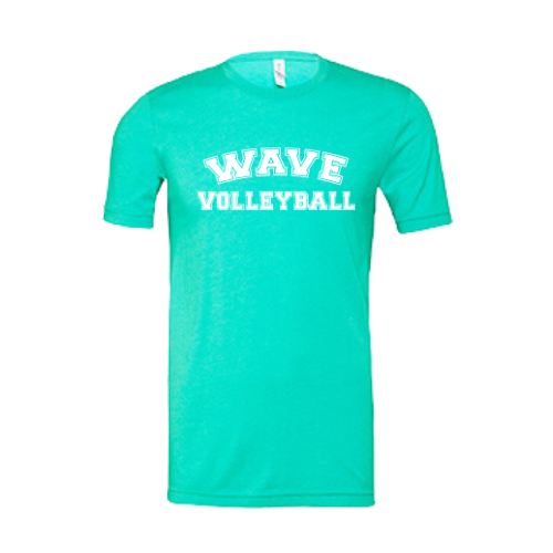 Heather Sea Green W/ White T-Shirt