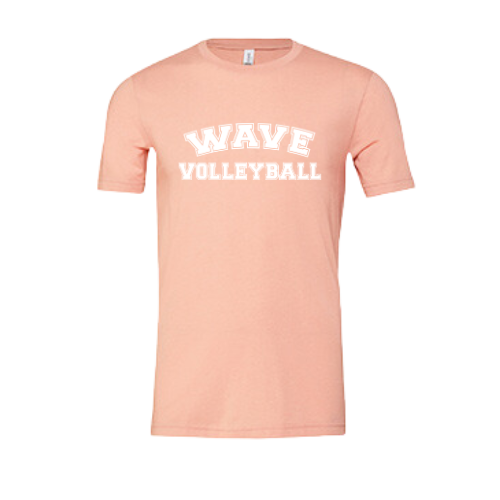 Heather Peach W/ White T-Shirt