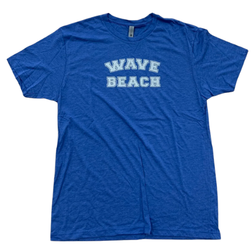 Royal Blue W/ Silver Beach T-Shirt
