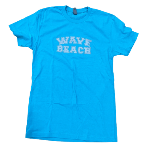 Teal W/ Silver Beach T-Shirt