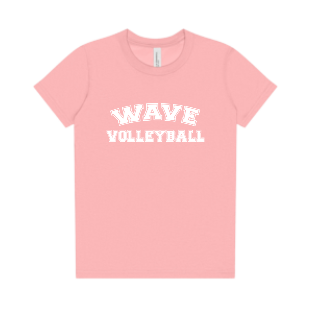 Pink w/ White Youth T-Shirt