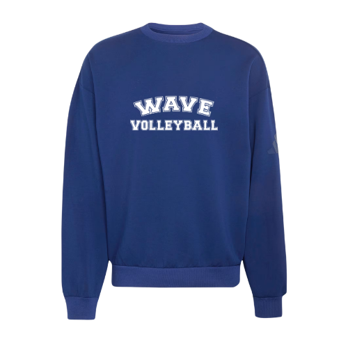 Men's Adidas Soft Lux Crewneck Sweatshirt - Navy