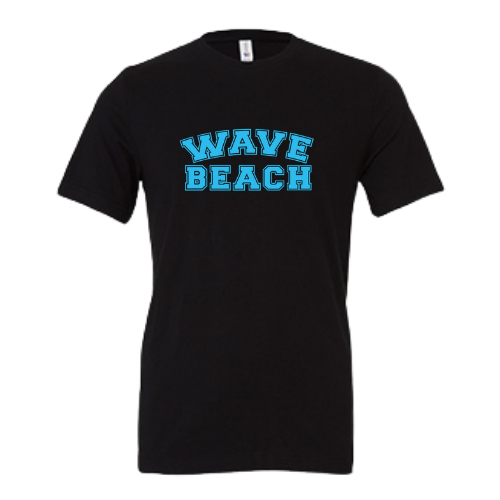 Black W/ Turquoise Beach T-Shirt