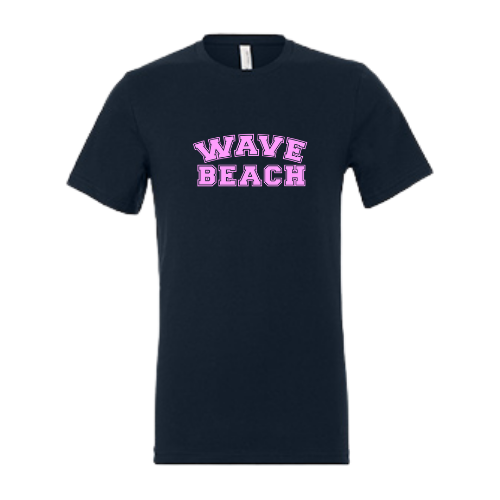 Dark Grey W/ Pink Beach T-Shirt