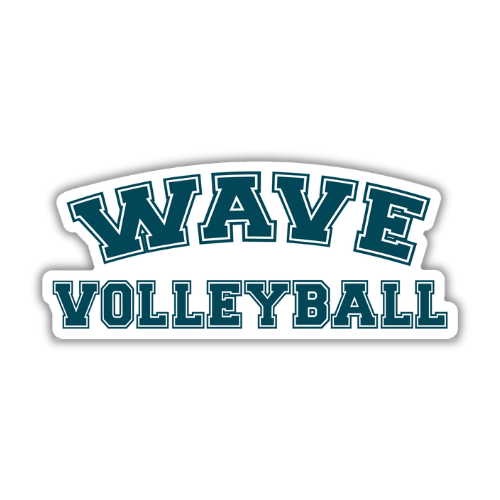 WAVE Volleyball Sticker (4 Inch)