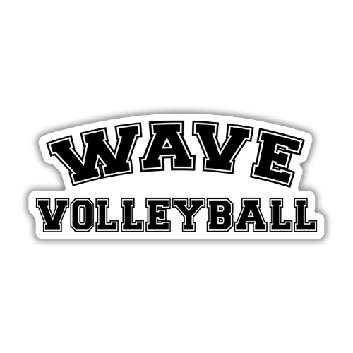 WAVE Volleyball Sticker (4 Inch)