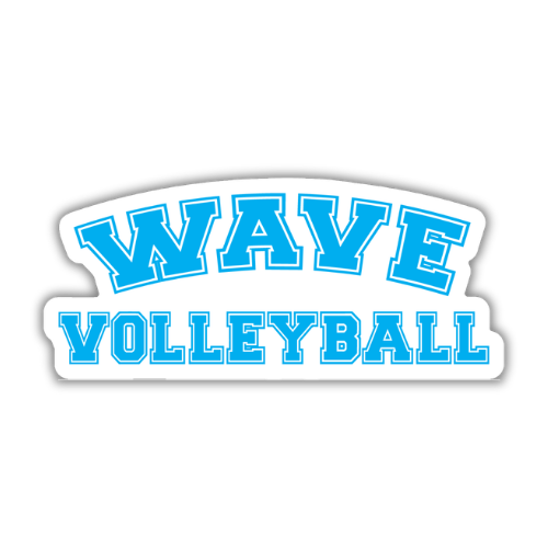 WAVE Volleyball Sticker (4 Inch)