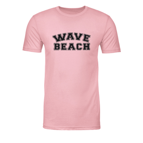 Pink W/ Black Beach T-Shirt