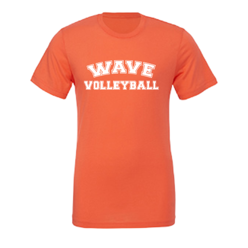 Coral W/ White T-Shirt