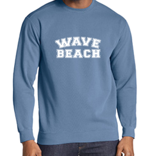 Blue Comfort Colors Beach Hoodie