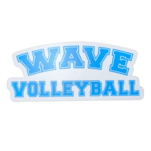 Blue WAVE Sticker (2 inches)